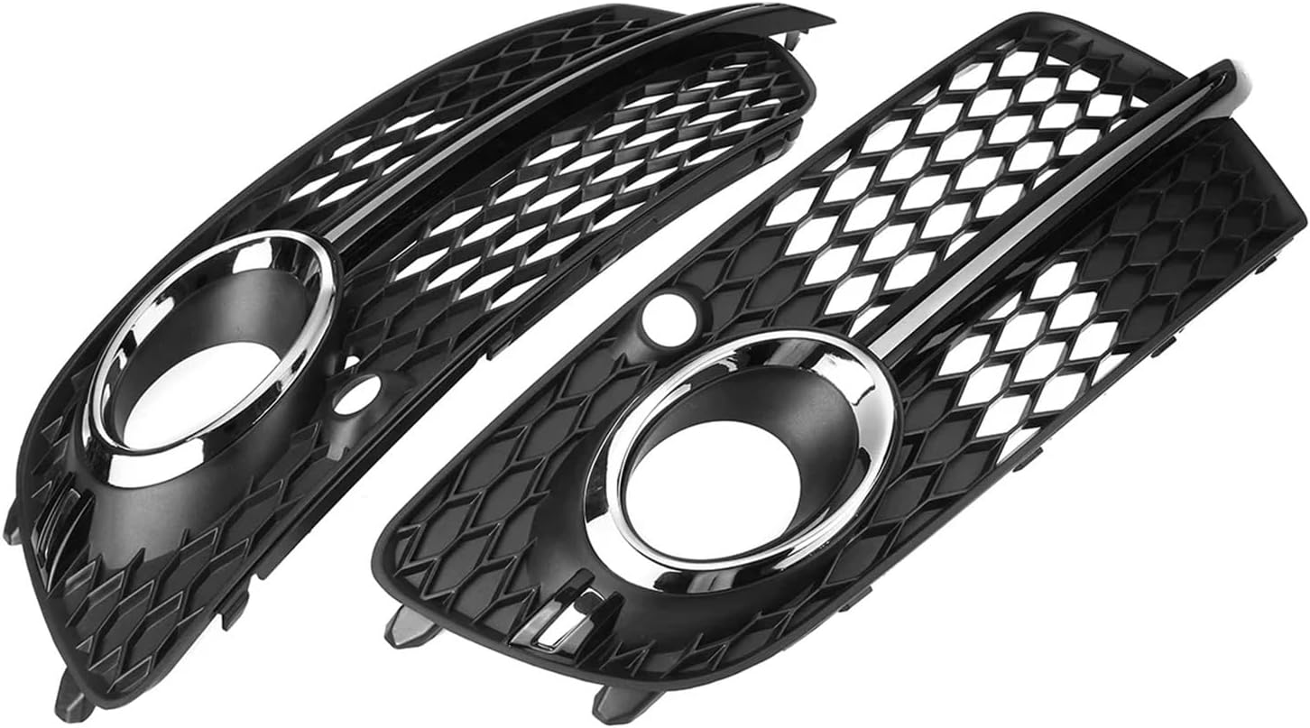 pair front fog light cover grille honeycomb grill compatible for q5 2013 2014 2015 2016 2017 8r0807681s,8r0807682n(with black) pair front fog light cover grille honeycomb grill compatible for q5 2013 2014 2015 2016 2017 8r0807681s,8r0807682n(with black)