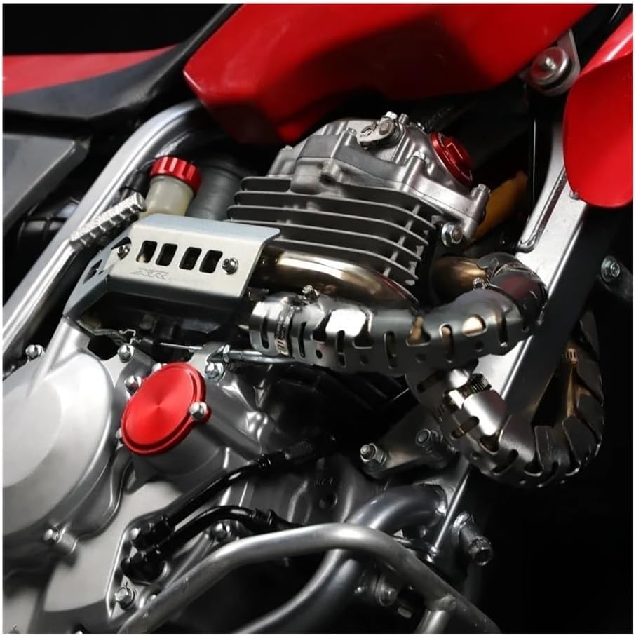 for ho&nda xr250r xr400r xr 250 400 r motorcycle exhaust pipe protector muffler heat shield silencer guard cover heat shield wraps for ho&nda xr250r xr400r xr 250 400 r motorcycle exhaust pipe protector muffler heat shield silencer guard cover heat shield wraps