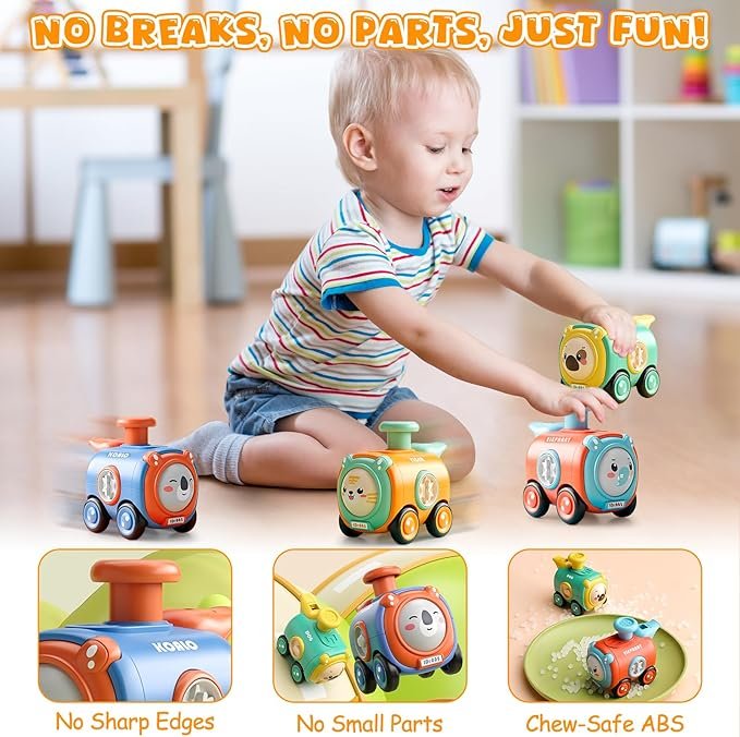 71BYnlSDBeL._AC_SX679_.jpg 4PCS Press to Go Push Car - Image 3