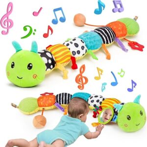 Musical Stuffed Plush Caterpillar Toy