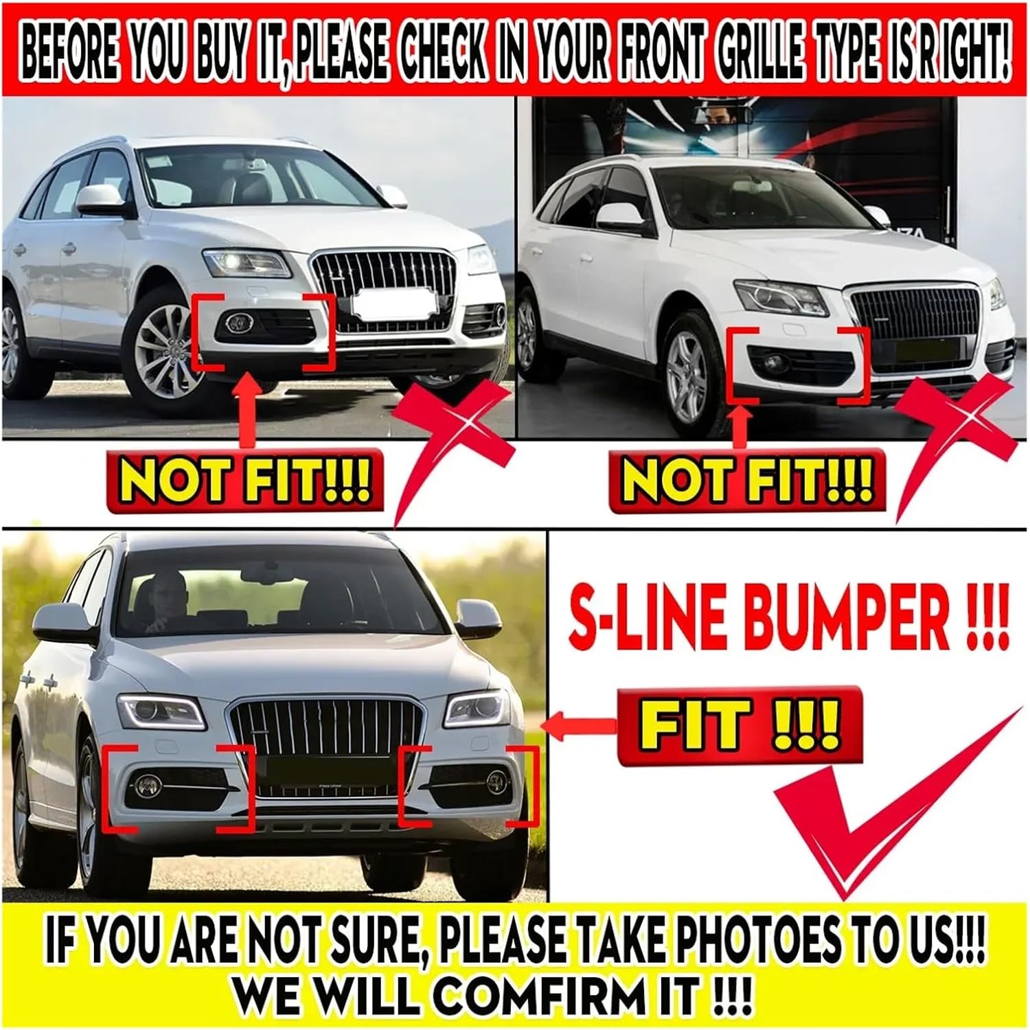 pair front fog light cover grille honeycomb grill compatible for q5 2013 2014 2015 2016 2017 8r0807681s,8r0807682n(with black) pair front fog light cover grille honeycomb grill compatible for q5 2013 2014 2015 2016 2017 8r0807681s,8r0807682n(with black)
